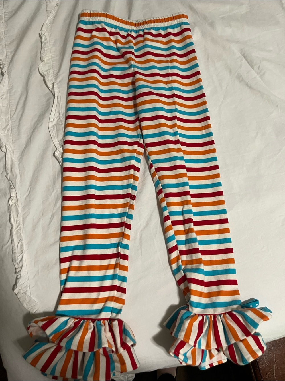 Eleanor Rose girls ruffle pants size 5